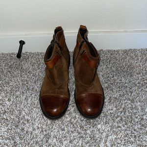 Brown booties